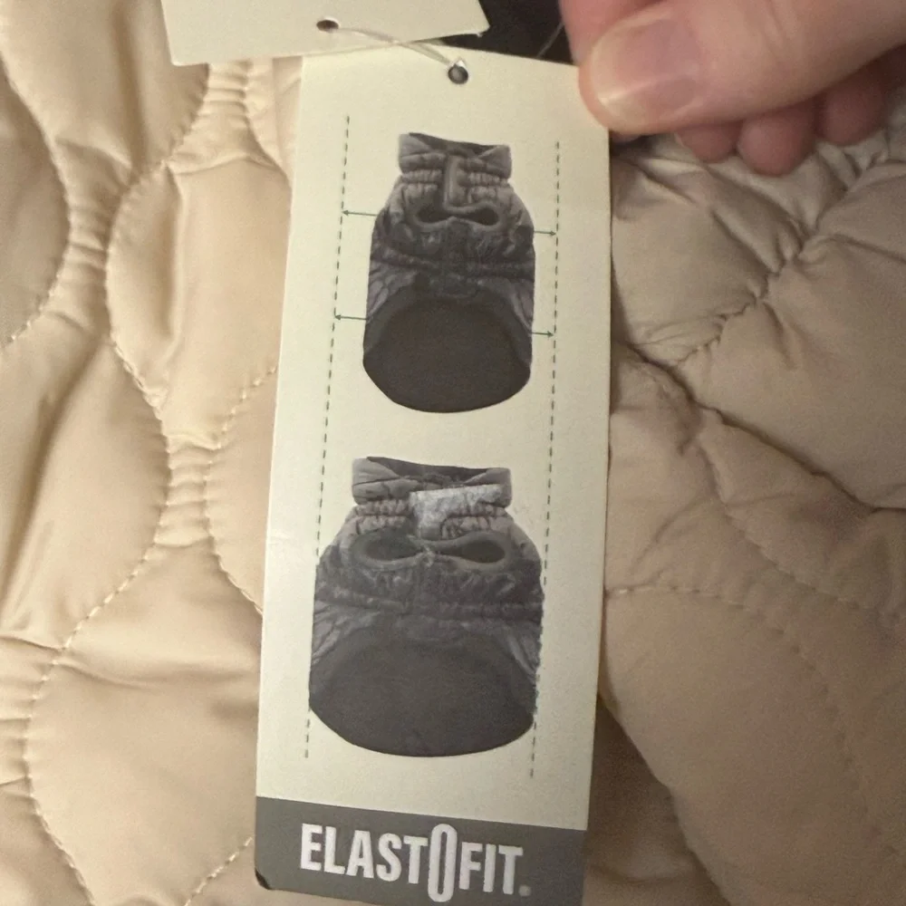 GF PET Reversible Chalet Dog Jacket Large Tan Yellow Reversible